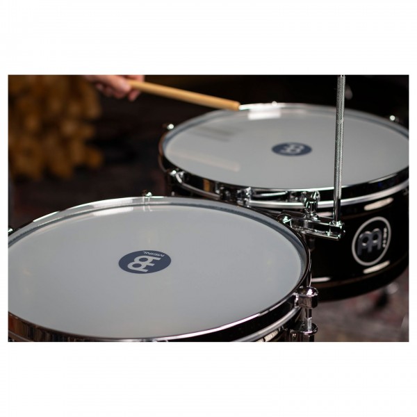 Meinl Percussion Marathon Series Timbales, Black Nickel