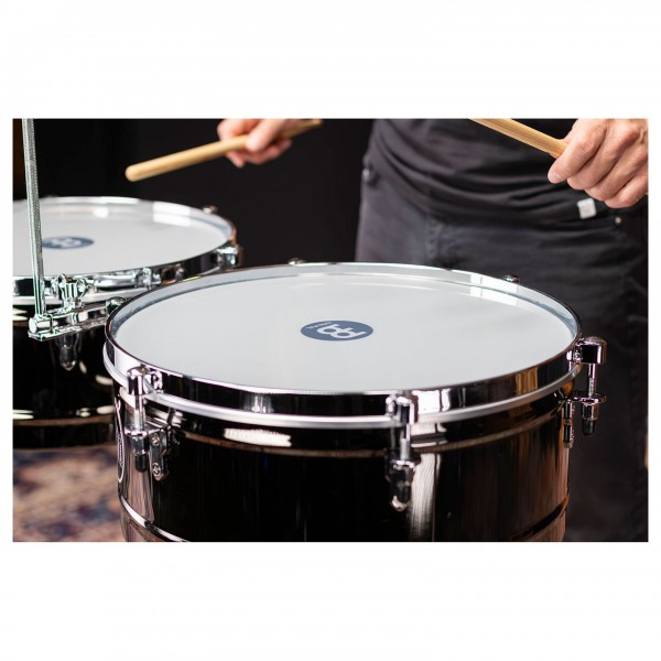 Meinl Percussion Marathon Series Timbales, Black Nickel