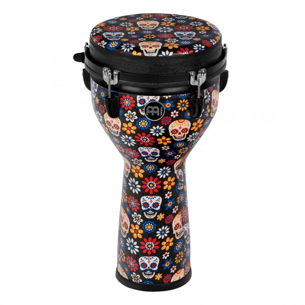 Meinl Percussion 10" Jumbo Series Djembe, Day Of The Dead, Designer