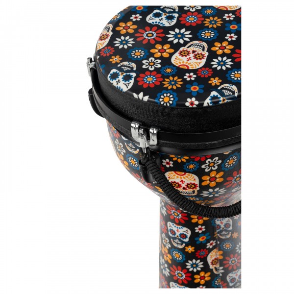 Meinl Percussion 10" Jumbo Series Djembe, Day Of The Dead, Designer