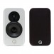 Q Acoustics Concept 300 Gloss White and Oak Front View