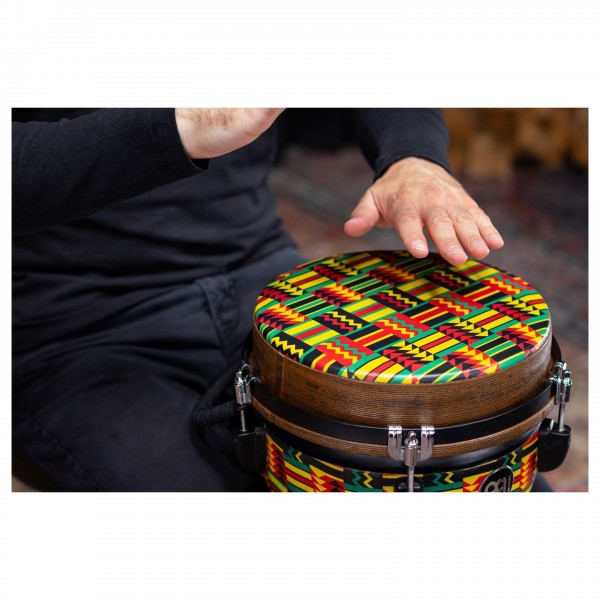 Meinl Percussion 10" Jumbo Series Djembe, Simbra, Designer Head