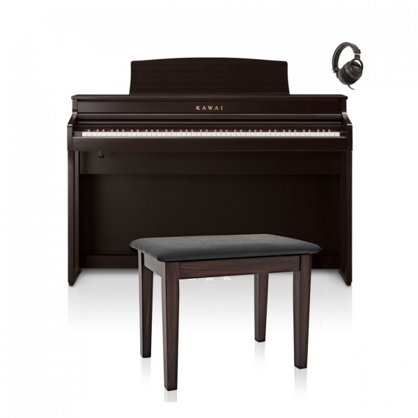 Kawai CA401 Digital Piano Package, Premium Rosewood