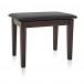 Piano Stool with Storage by Gear4music, Rosewood