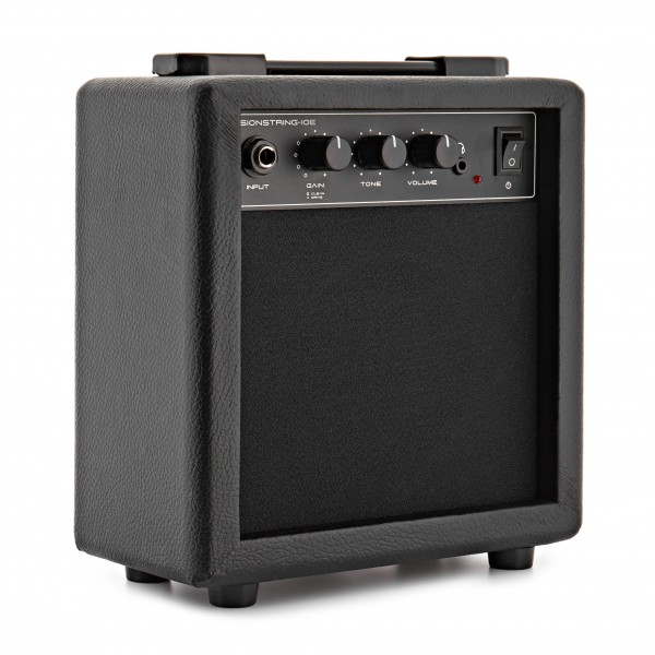 VISIONSTRING Electric Guitar Pack, Black
