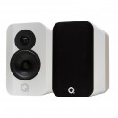 Q Acoustics Concept 300 Bookshelf Speakers (Pair), Gloss White / Oak