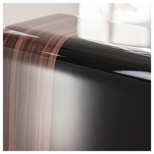 Q Acoustics Concept 300 Bookshelf Speaker (Pair), Black and Rosewood Lifestyle View