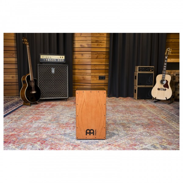Meinl Percussion String Cajon, Stained American White Ash at Gear4music