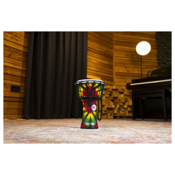 Meinl Percussion 7" Jr. Djembe, Tie Dye Finish