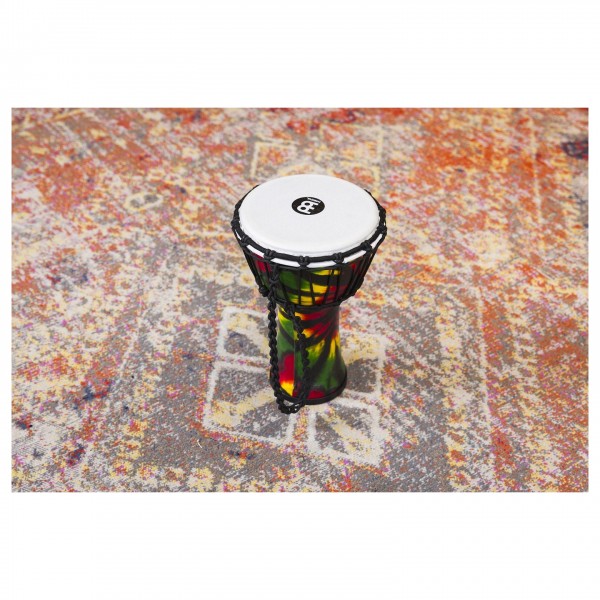Meinl Percussion 7" Jr. Djembe, Tie Dye Finish