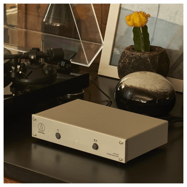 Audio Technica AT-PEQ30 Phono Equaliser, MM and MC Compatible Lifestyle View