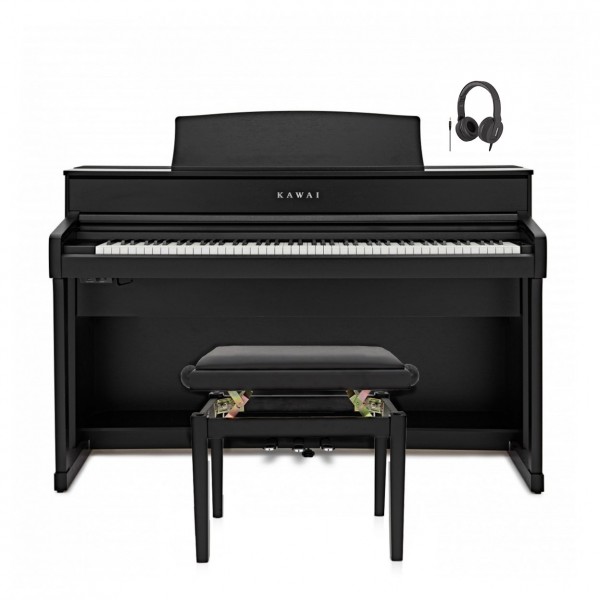 Kawai CA701 Digital Piano Package, Satin Black
