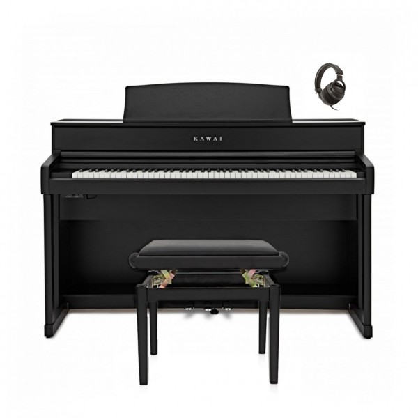 Kawai CA701 Digital Piano Package, Satin Black