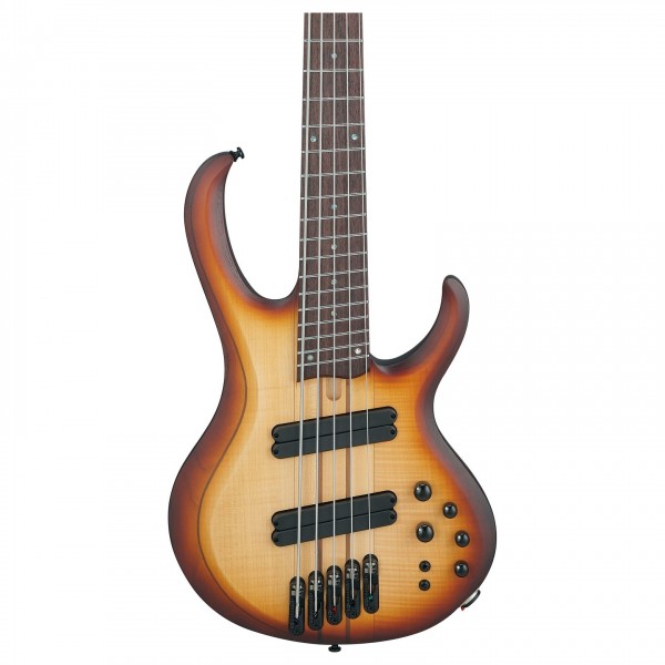 Ibanez BTB705LM-NNF, Natural Browned Burst Flat - Body, Front