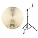 Meinl Practice HCS 16" Crash & Gear4music Boom Arm Stand, Black