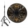 Meinl Classics Custom Dark 13'' Hi-Hats & Hi-Hat Stand, Black