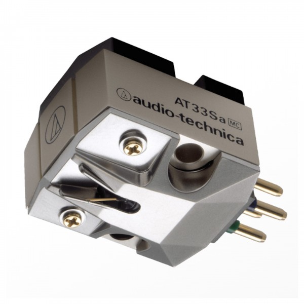 Audio Technica AT33SA Moving Coil Cartridge with Shibata Stylus Front View