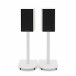 AVCOM 500mm Speaker Stands, White (Pair)