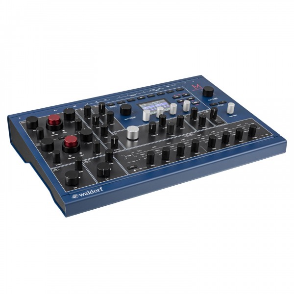 Waldorf M Eight-Voice Polyphonic Synthesizer - Angled