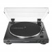 Audio Technica AT-LP60XBK Automatic Belt Drive Turntable, Black Front View