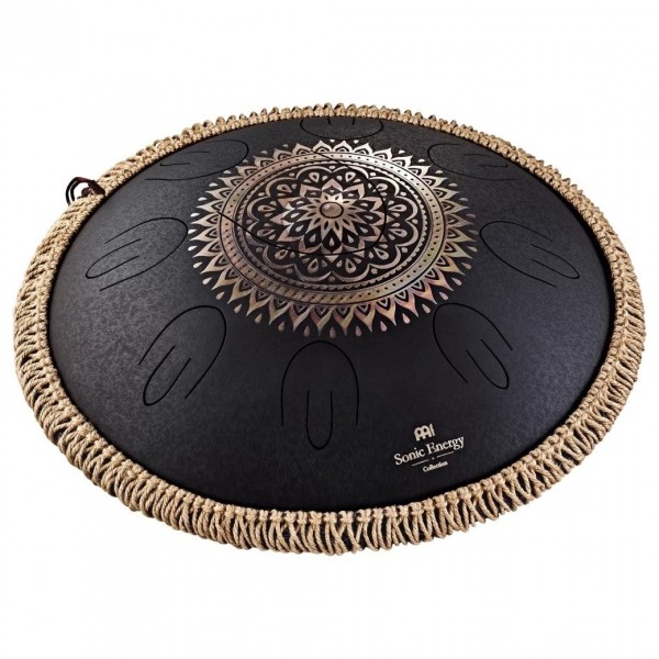 Meinl Sonic Energy Octave Steel Tongue Drum Engraved D Kurd, Black