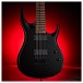 G4M 529 Electric Guitar, 7-String, Jet Black