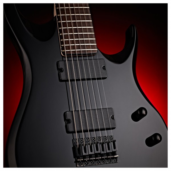 G4M 529 Electric Guitar, 7-String, Jet Black