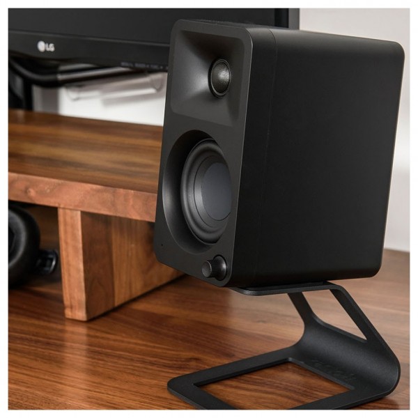 Kanto Ora Powered Reference Desktop Speakers with Bluetooth, Black - Lifestyle 2