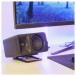 Kanto Ora Powered Reference Desktop Speakers with Bluetooth, Black - Lifestyle 3