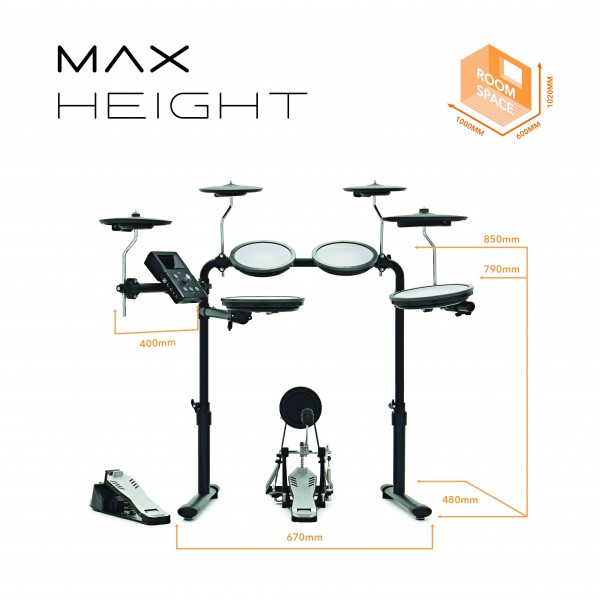 VISIONDRUM-PRO MAX HEIGHT