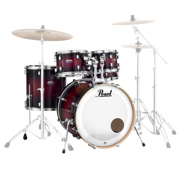 Pearl Decade Maple 22'' Am Fusion Shell Pack, Deep Red Burst