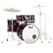 Pearl Decade Maple 22'' Am Fusion Shell Pack, hlboký Red Burst