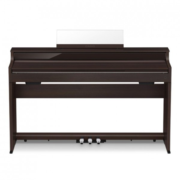 Casio AP-S450 Digital Piano, Brown - Closed lid