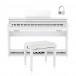 Casio AP-S450 Set de Piano Digital, Blanco