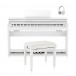 Casio AP-S450 Digitalpiano-Bundle, Weiß