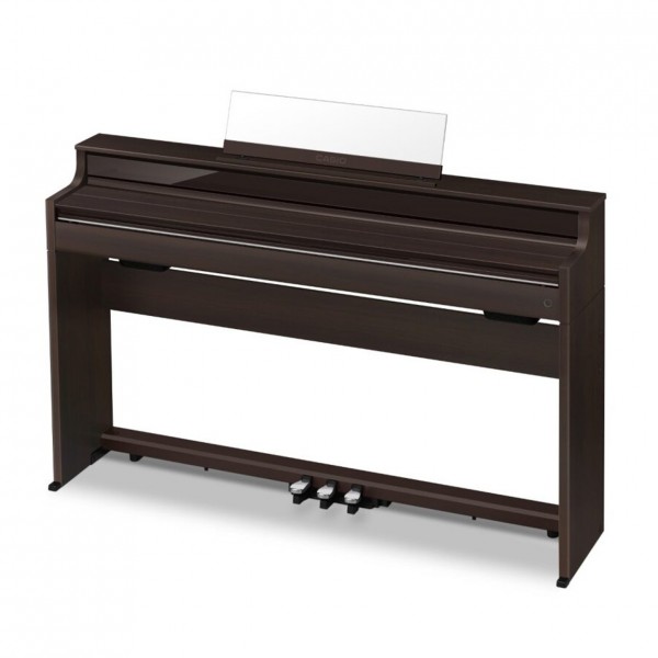 Casio AP S450 Digital Piano, Brown - side view