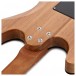 LA Select Electric Guitar HH By Gear4music, Natural Flame