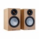 Monitor Audio Silver 50 7G Bookshelf Speakers (Pair), Ash Front View