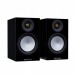 Monitor Audio Silver 50 7G Bookshelf Speakers (Pair), Gloss Black Front View