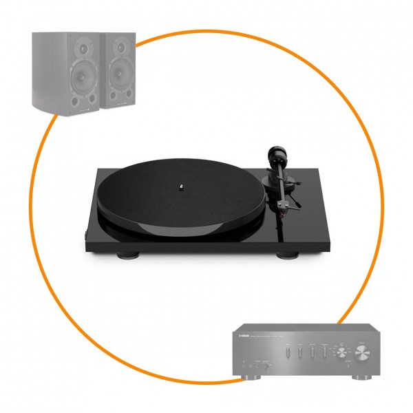Pro-Ject E1 Turntable Hi-Fi System Front View