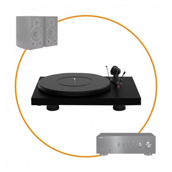 Pro-Ject Debut Carbon Evo Turntable Hi-Fi System Front View