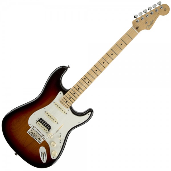 Fender American Standard Strat HSS Shawbucker, MN, 3-Color Sunburst