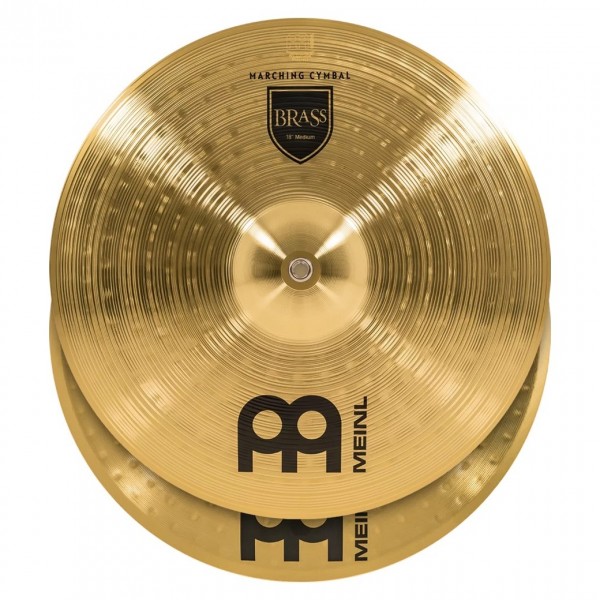 Meinl Marching 18" Brass Student Cymbal Pair, includes BR3 Straps