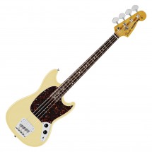 Fender FSR Mustang Bass Guitar, Vintage White