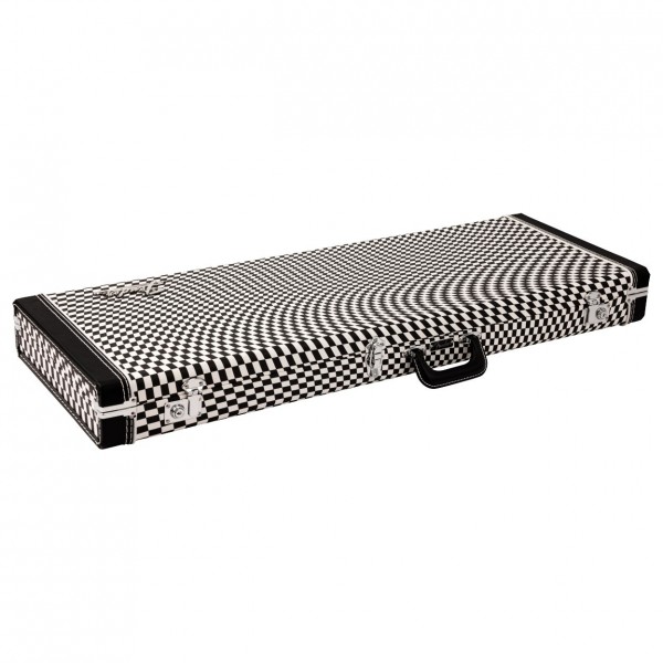 Fender Classic Series Case, Strat/Tele, Wavy Checkerboard - Side