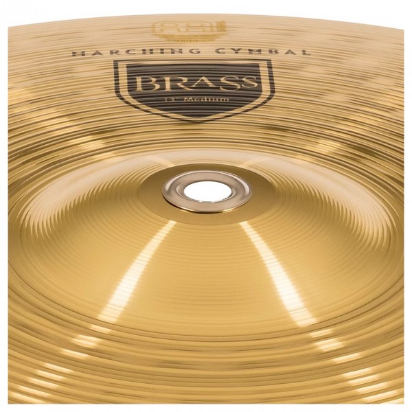 Meinl Marching 13" Brass Student Cymbal Pair, includes BR3 Straps - Bell