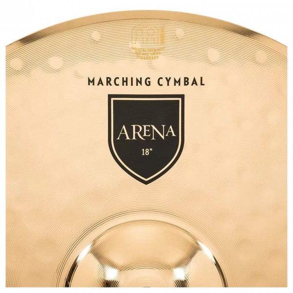 Meinl Marching 18" Arena Professional Range Cymbal Pair - Logo