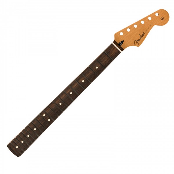 Fender Satin Roasted Maple Stratocaster Neck 12", RW, Flat Oval Shape