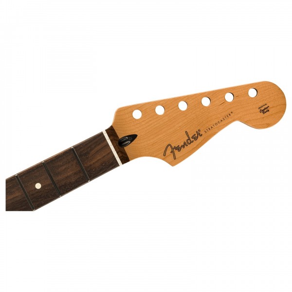Fender Satin Roasted Maple Stratocaster Neck 12", RW, Flat Oval Shape
