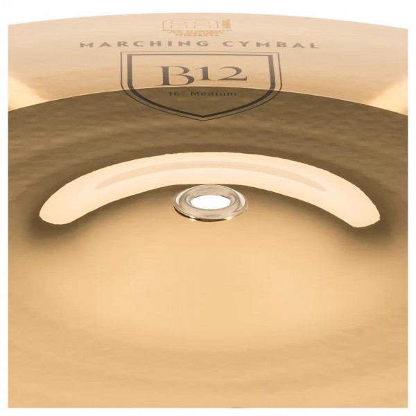 Meinl Marching 16" B12 Cymbal Pair, includes BR5 Straps - Bell